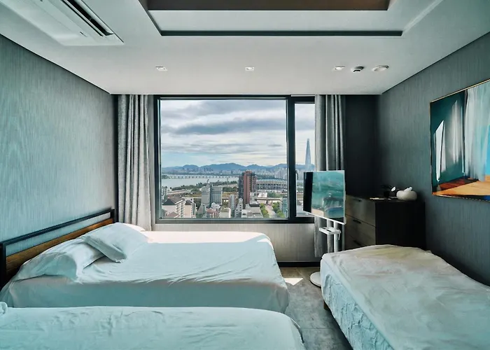 Landmark View Namsan Lotte Tower Hanriver Spacious Modern Penthouse *