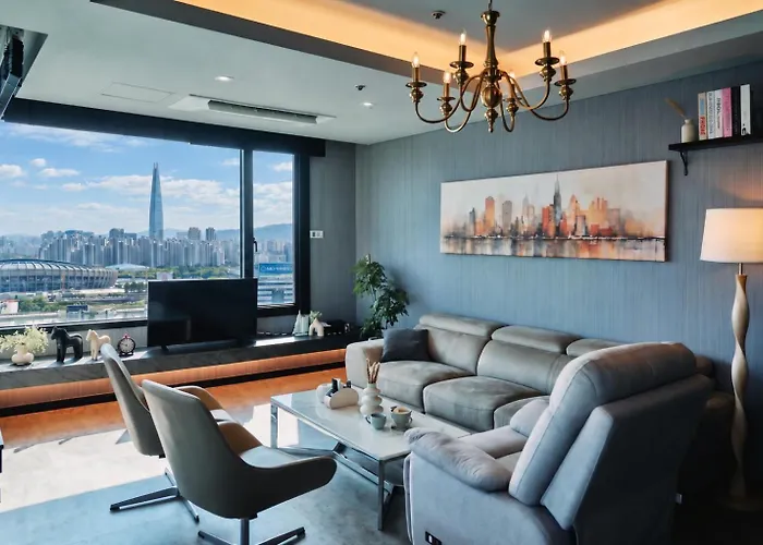Landmark View Namsan Lotte Tower Hanriver Spacious Modern Penthouse 公寓 *